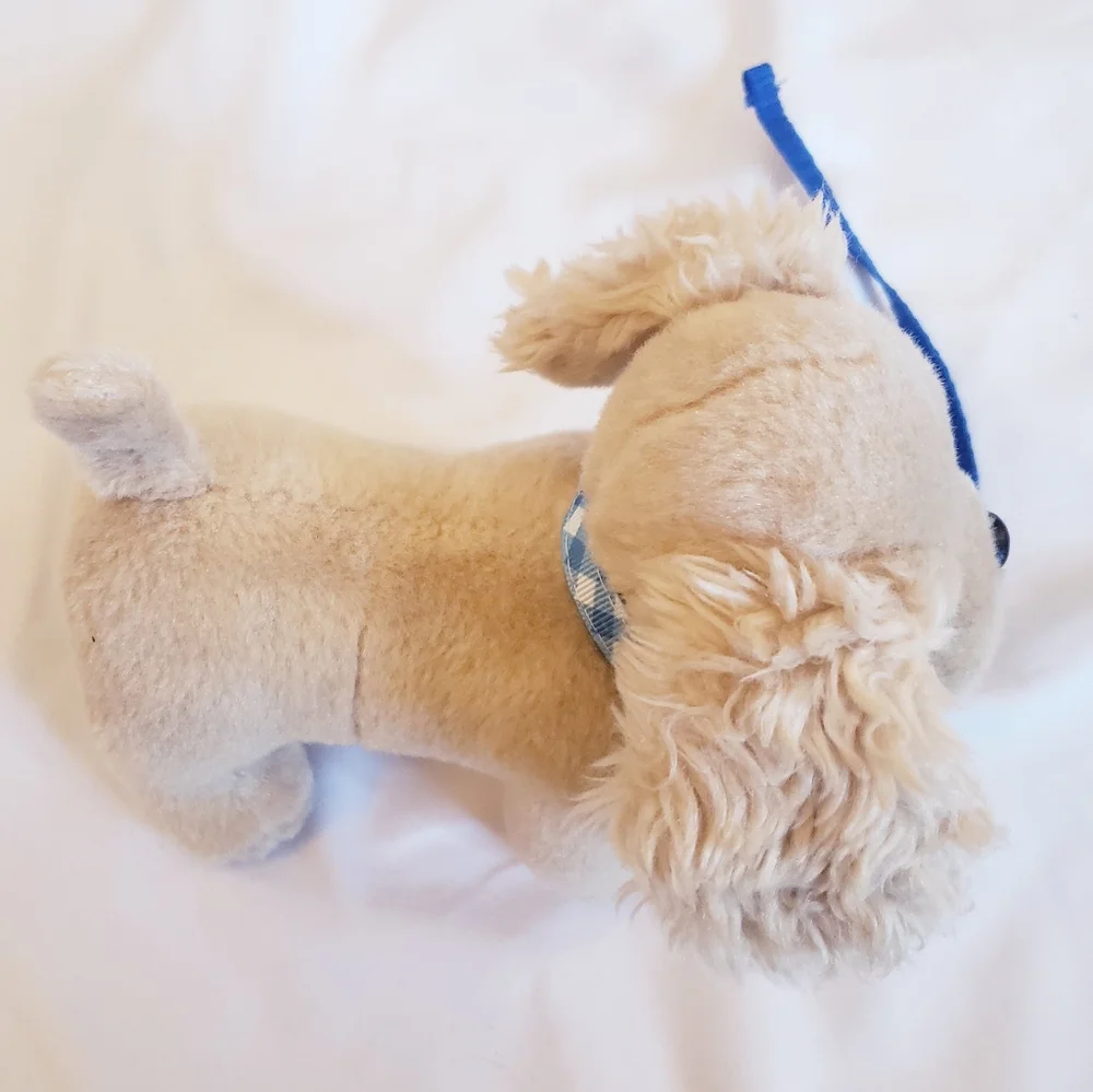 Our Generation Plush Dog with Blue Leash
